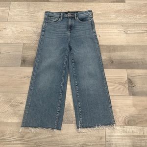 Banana Republic high rise wide leg jeans